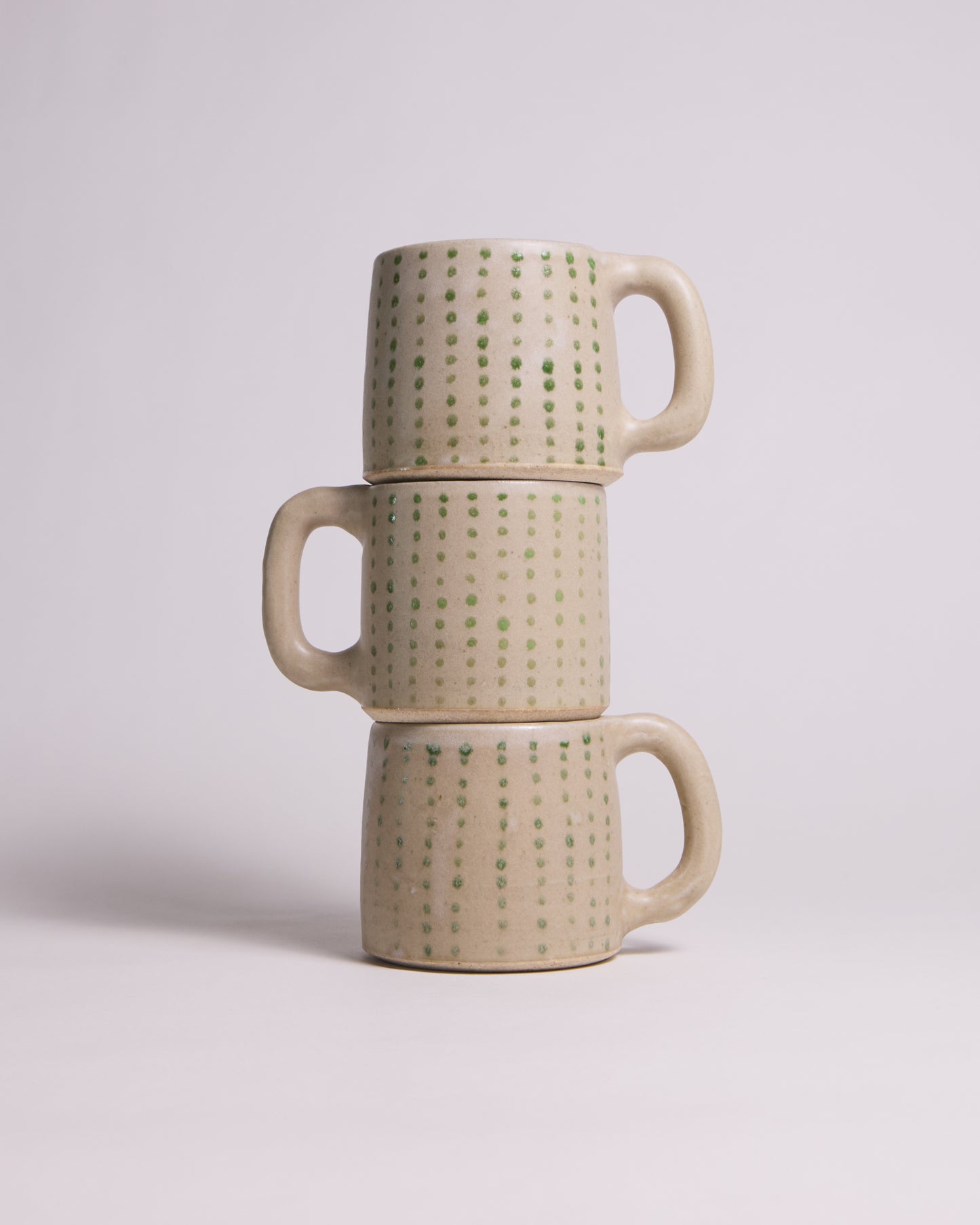 Green Dotted Mug