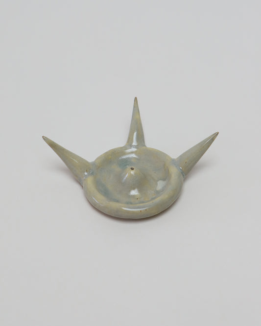 Blue Creme Incense Holder