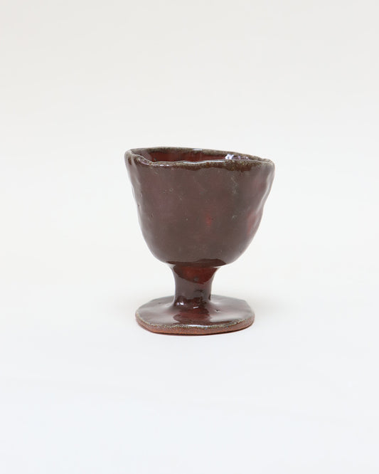 Red Stemmed Wine Cup