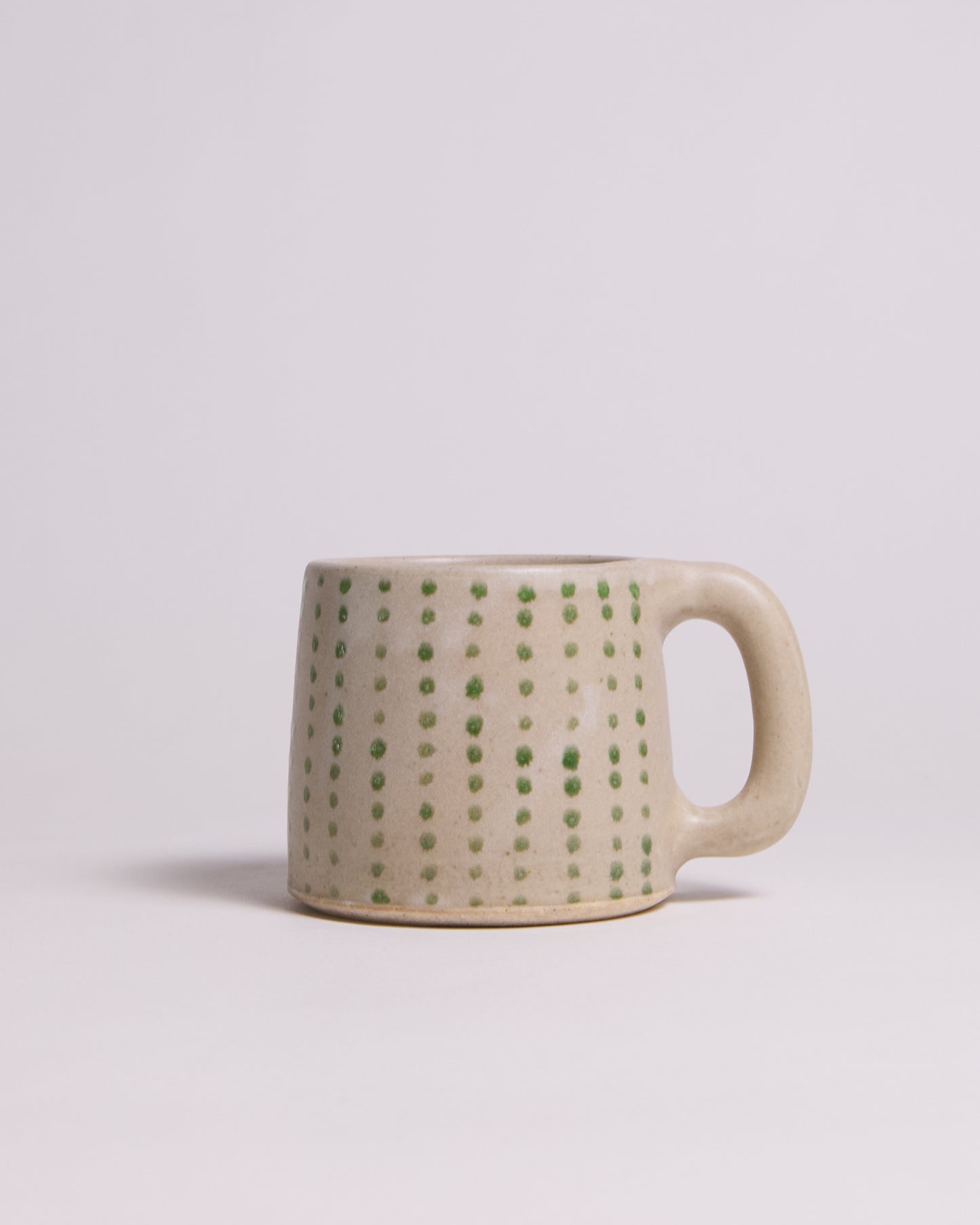 Green Dotted Mug